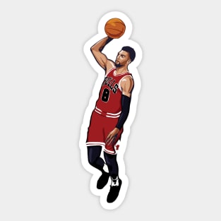 Zach Lavine Vector Dunk Sticker